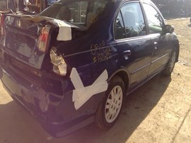 2005 HONDA CIVIC, NAVY BLUE, LX MODEL, 1.7L,AT.  A26221